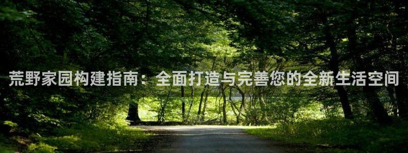 威九国际清砖码：荒野家园构建指南：全面打造与完善您的全新生活空间