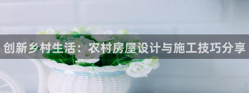 威九国际w98：创新乡村生活：农村房屋设计与施工技巧分享