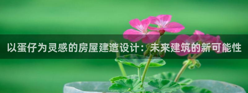 威九国际女儿的朋友：以蛋仔为灵感的房屋建造设计：未来建筑的新可能性